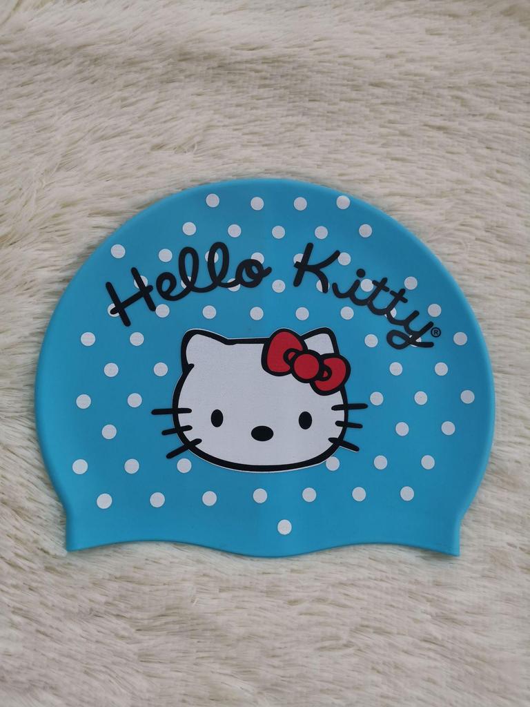 Очень большая мультяшная силиконовая шапочка для плавания для мальчиков и девочек – Водонепроницаемая и мягкая