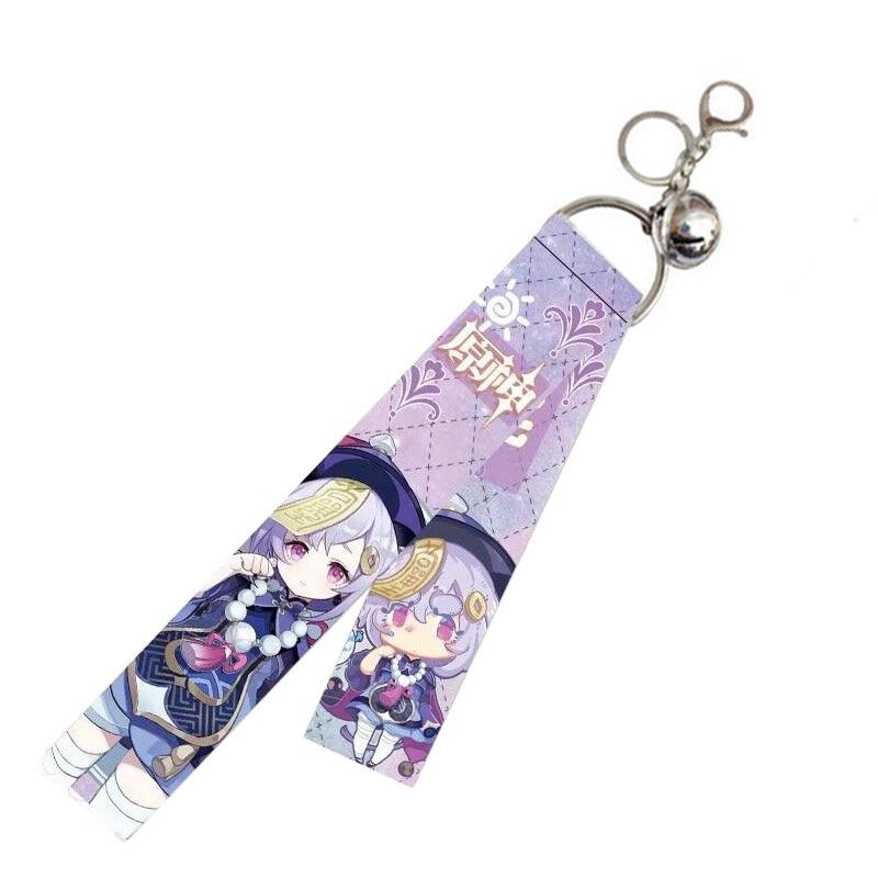 Брелок с подвеской в ​​виде игрового стримера, косплей Mengpa Mondstadt, брелки с героями мультфильмов, ювелирные изделия для фанатов