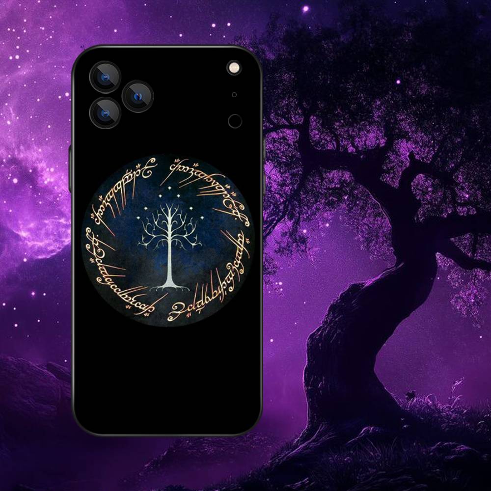 The L-Lord Of The R-Rings  Phone Case For iPhone 17,16,15,14,13,12,Pro,Max,Plus,E,SE4,Air,Mini Black Soft Box