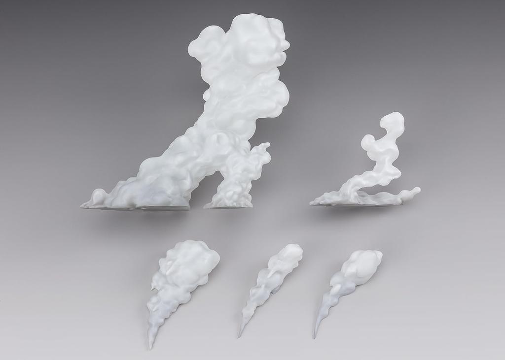 TAMASHII NATIONS Tamashii EFFECT SMOKE White for approximately PVC ABS figure effect parts Ver. S.H.Figuarts, 135mm, &