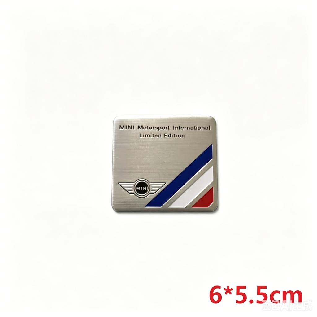 mini cooper cooper r56 fridge Cooper JCW R55 F56 R57 R58 R59 R60 R61 3D Aluminum Car Badge Emblem Sticker