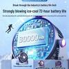 Compact Ultra-Quiet Rechargeable Desktop & Wall-Mount Fan for Office, Dorm, and Classroom Cooling