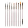 Japanese Dual-Ended Nail Art Brush for Line, Building, Painting, and Flower Designs - Perfect Nail Salon Tool