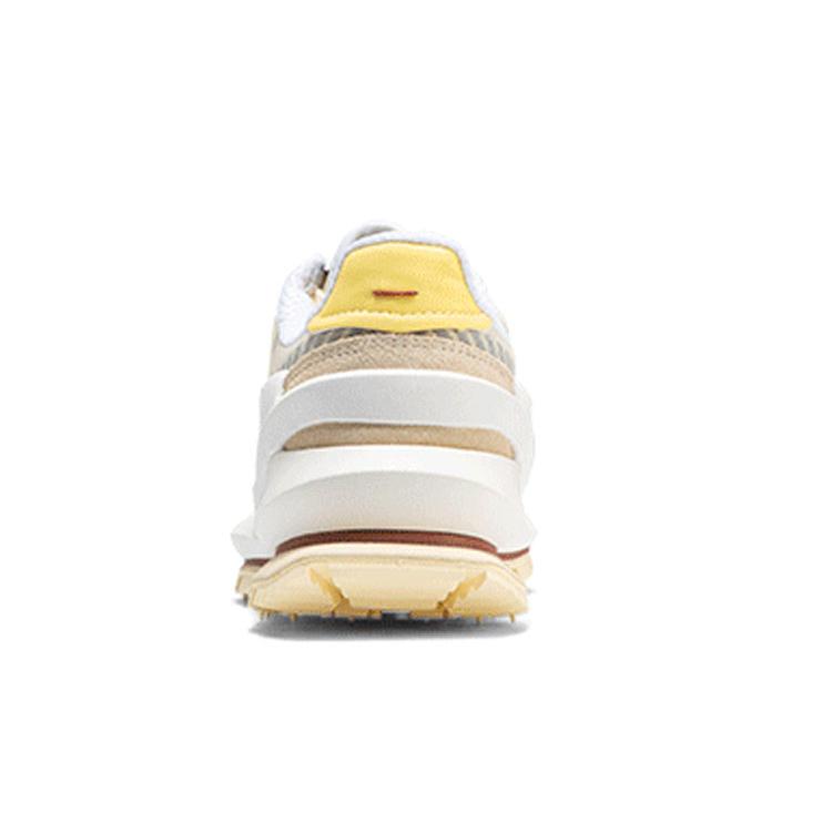 Li Ning Fangyuan Вечная амортизация Нескользящие Дышащие Легкие Низкие Беговые Кроссовки Женские Ванильно-Желтые AGCR058-4