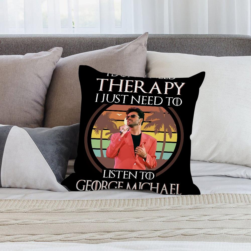 G-Джордж Майкл Певец Наволочка Короткий Плюш Наволочки Диван Декоративный Подарок Дом Двусторонняя Печать Наволочка для Подушки