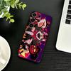 Чехол для телефона H-Helluva Boss для Samsung S26, S25, S24, S23, S22, S21, S20, Ultra, Plus, FE Черный Мягкий Чехол