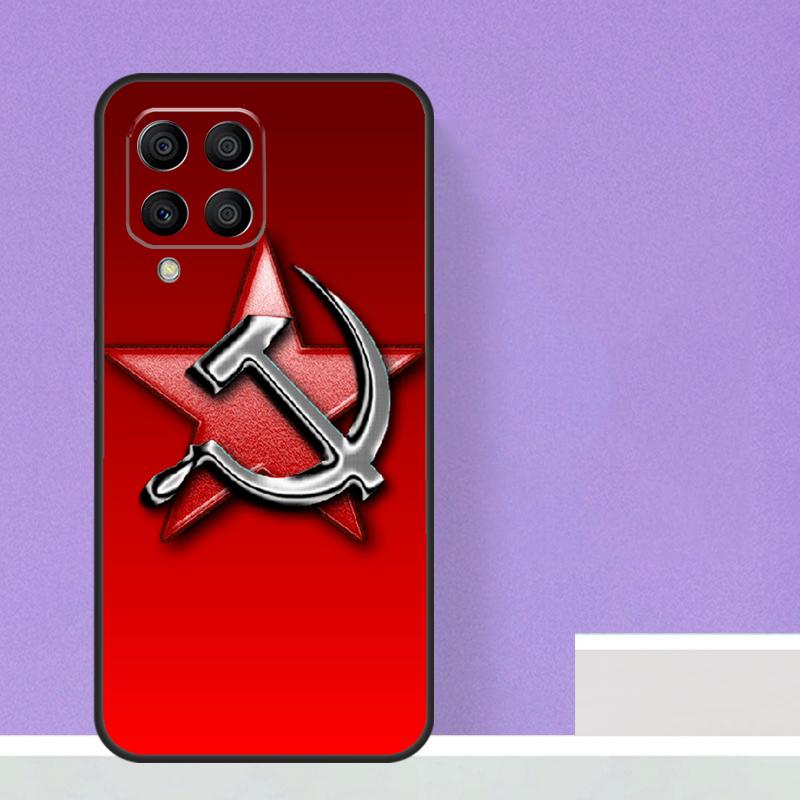 Флаг СССР Советский Союз для Samsung Galaxy M55 M15 M13 M33 M53 M20 M30s M31s M12 M32 M52 M11 M51 M14 M34 M54 чехол