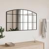 VidaXL Wall Mirror Black 100x60 Cm Arch Iron 358639