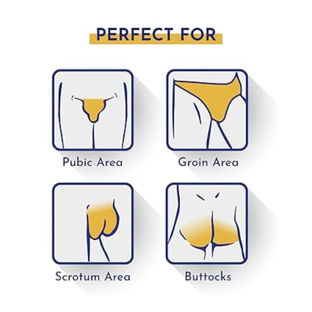 Крем для удаления волос на интимном теле для мужчин – быстро и безболезненно, успокаивает нежелательные жесткие волосы на лобке, подходит для всех типов кожи - 100 мл