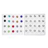 Hypoallergenic Plastic Earrings Set Versatile Plastic Earrings Adornment Comfortable Resin Backs Ear Studs Ornament