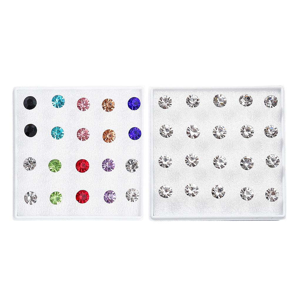 Hypoallergenic Plastic Earrings Set Versatile Plastic Earrings Adornment Comfortable Resin Backs Ear Studs Ornament