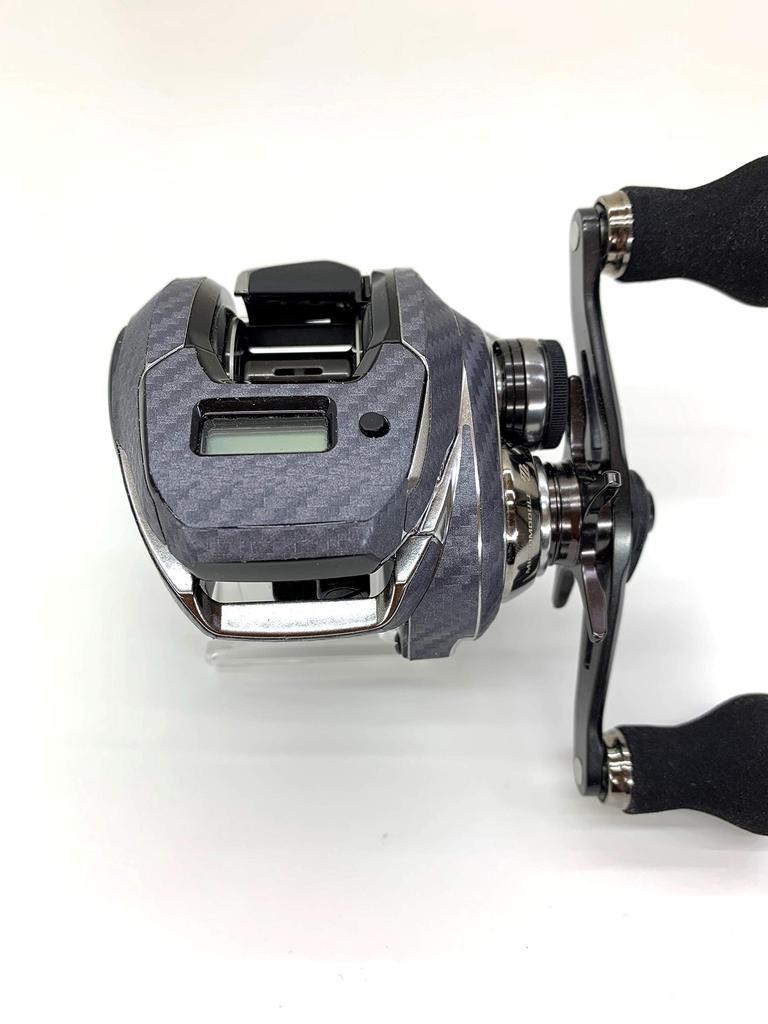 CUSTOM Custom Decal for YOROI 18 Engetsu Premium Baitcasting Scratch Protection SEAT.JP Reel, (Silver, Right-Handed)