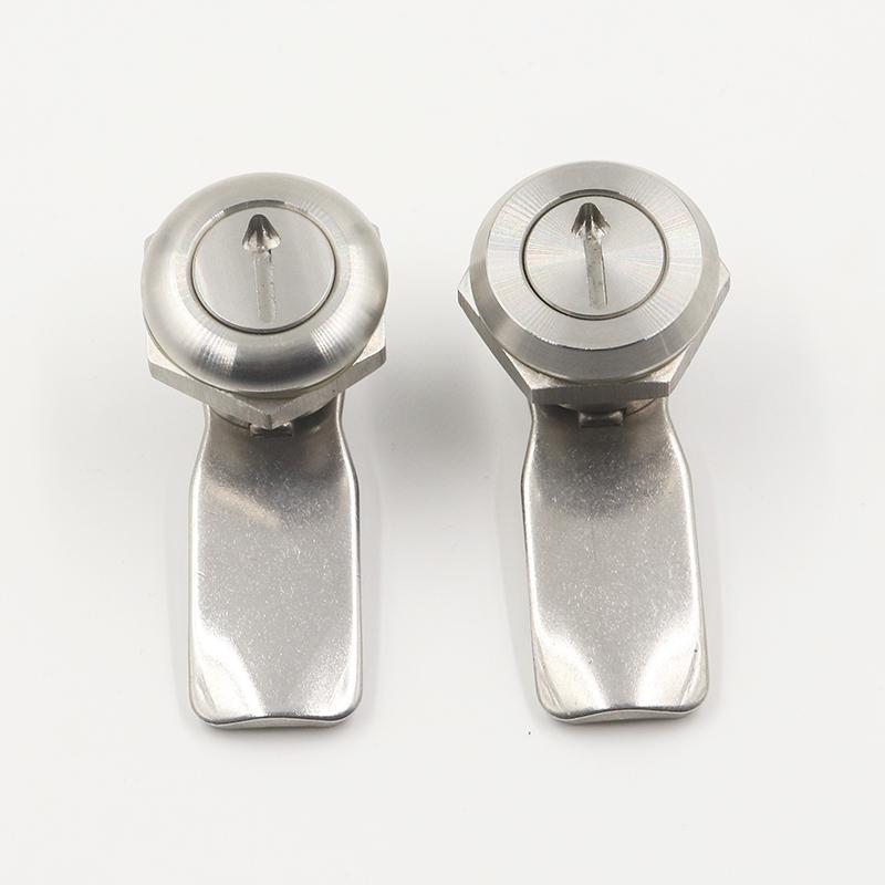 Stainless Steel 304 Polished Durable Anti-Theft Key Operated Slot Insert Quarter Turn Lock