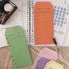 Kawaii Cardstock Денежный конверт Вкладыш A6 Папка-регистратор Планировщик бюджета Офисные принадлежности