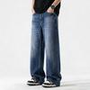 Jeep Jeans Unisex P76AMWNF10 Blue Moderate Straight Fit Pants P76AMWNF10