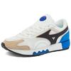 Mizuno Базовые бейсбольные тренировочные кеды унисекс низкие Белый Синий Чай V