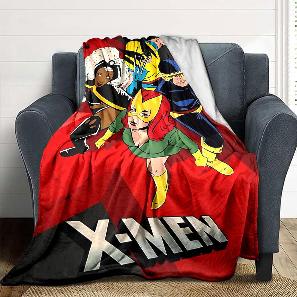 Xmen Series Flannel Blanket Super Soft Warm Cozy Blanket For Sofa Bed Office Travel Allseason Home Decor Gift