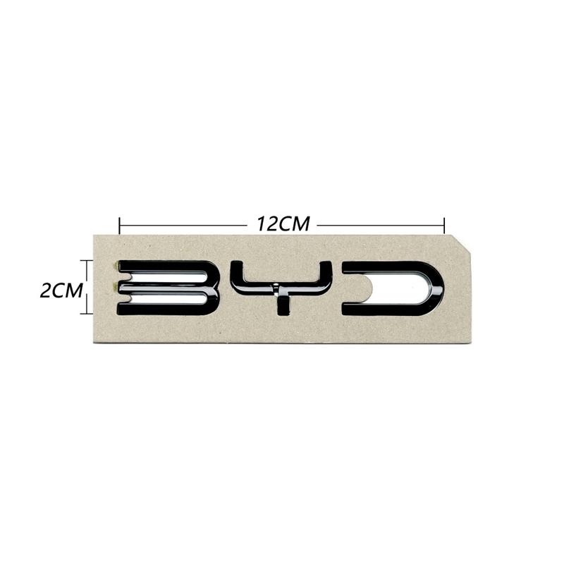3D Хромированный Черный Логотип ABS Буквы Значок BYD Наклейка Наклейка На Багажник Автомобиля Для BYD SEAL QIN HAN SONG Plus ATTO3 SEAL U Аксессуары