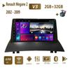 Android Car Radio Carplay WIFI GPS Navigation For Renault Megane 2 2002 - 2009 Auto Stereo Multimedia Player Head Unit 2din 2+32GB