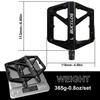 Велосипедные педали BUCKLOS с герметичным подшипником, педаль платформы MTB для велосипеда, горный нейлоновый велосипед, плоские педали 9/16 дюймов, часть шоссейного велосипеда MTB