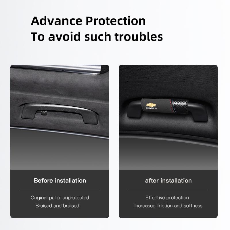 Car Roof Door Handle Protector Car Armrest Cover Auto Interior Accessorie For Chevrolet Spark Captiva Cruze Tracker Epica Nubira