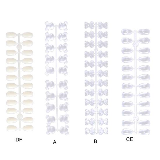 Полезная Экологичная Привлекающая внимание Цветовая Карта для ногтей Ложные Типсы Диаграмма Плоская задняя панель Дисплей для Вечеринки
