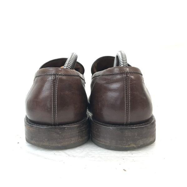 Fratelli Rossetti Кожаные лоферы Маккей с монетой 7.5 26 Коричневые деловые туфли(ИСПОЛЬЗОВАЛ)