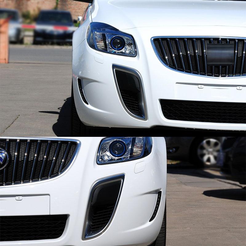 Для Buick Regal GS 2012-2017 автомобильный передний бампер, противотуманная фара, рамка, крышка, решетка, противотуманная фара, накладка, крышка капота