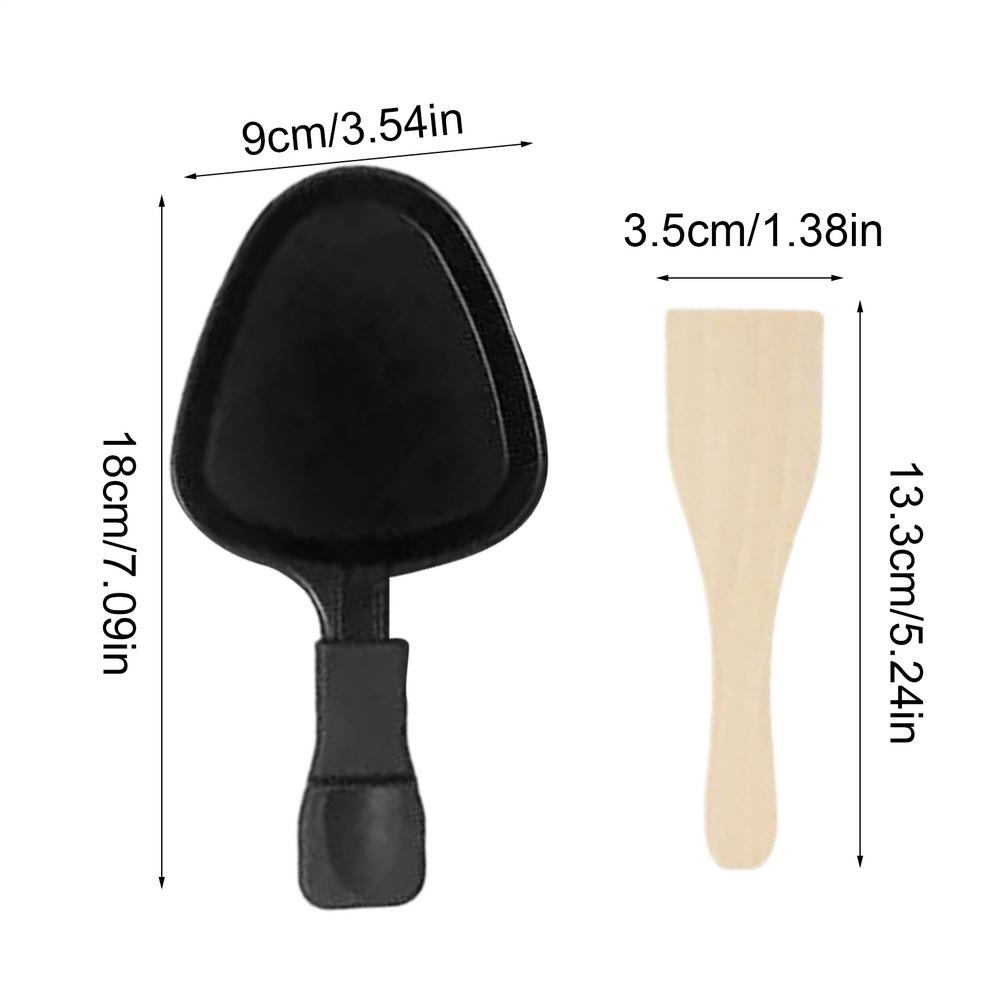 Набор для приготовления сыра, раклета, раклета из углеродистой стали с антипригарным покрытием и лопаткой, подходит для ресторанов, уличных и домашних кухонь.