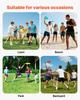 Disc Golf Set, 6 PCS Flying Discs for Beginners, Disc Golf Starter Set, with Putter, Mid-Range, Driver, Including Mini Marker, Portable Backpack, for