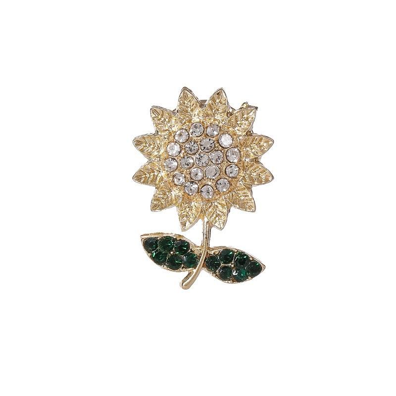 Выиграйте чемпионат одним махом, брошь-подсолнух с антибликовой пряжкой, простой фиксированный корсаж высокого класса, ювелирные изделия с подвесками без пряжки