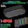 1-5 ШТ G6L Электронная Машина Игровые Детали Игровая Клавиатура Мышь Конвертер Адаптер Контроллера для Switch Xbox One PS3 PS4