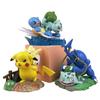 Покемон Сцена Фигурка Действия Пикачу Тогепи Сквиртл Бульбазавр Херакрос Модель ПВХ Аниме Декор