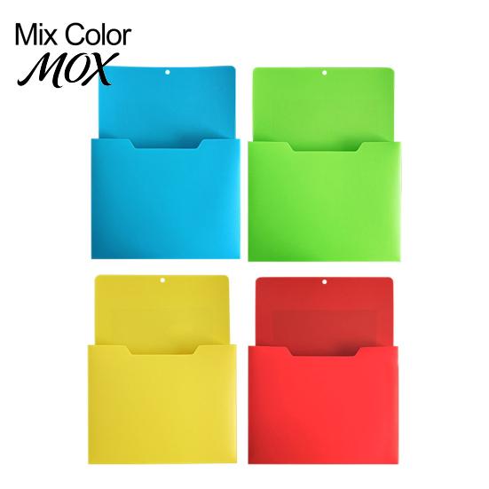 Magnetic Mail Sorter 4PCS File Pocket with Strong Backing, 3D Storage Space Wall Office Document Organizer, Durable A4 Paper Box for Refrigerator And