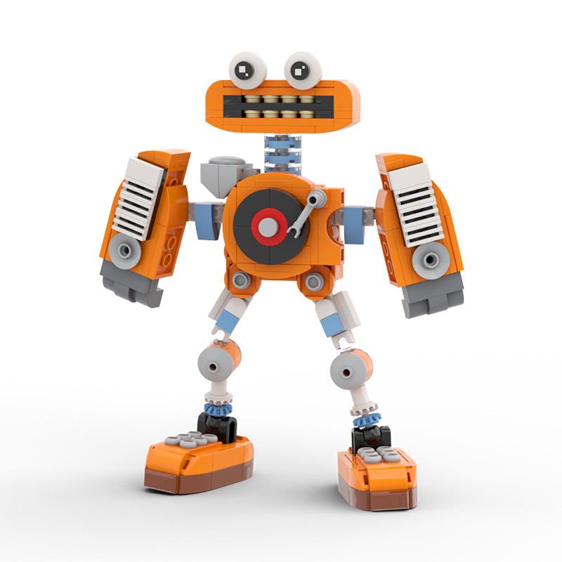 BuildMoc My Singing Chorus Wubbox робот строительные блоки набор милые песни монстры фигурки кирпичи DIY игрушка для детей на день рождения