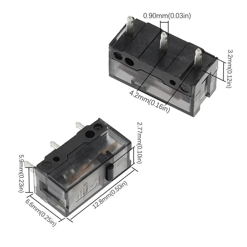 1Pcs New Kailh GM 8.0 micro switch GM8.0 Gold Contactor 80 Million Click Life Computer mouse left right Micro Swicth button Switches4