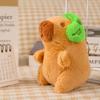 Wearing Headphones Capybara Pendant Plush Capybara Stuffed Animals Capybara Doll Toy  Gift