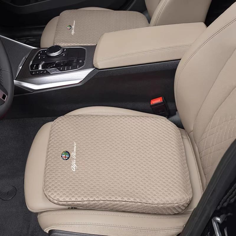 For Alfa Romeo Car Seat Covers Ice Silk Height Increasing Cushion For Alfa Romeo Giulietta Mito 159 Giulia Stelvio 156 147 Tonal