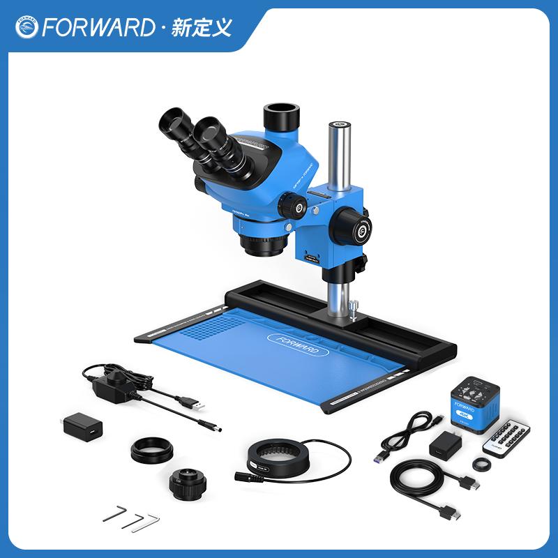 FORWARD × SOPTOP-Разработанный FW-S60Promax Синхронный Зум Тринокулярный Стереомикроскоп для Ремонта Электроники Телефонов Сварочные Инструменты