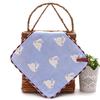 6 Layer Gauze Baby Washcloth 25x25cm Soft Absorbent Jacquard Infant Burp Cloth Thickened Face Towel For Autumn Winter