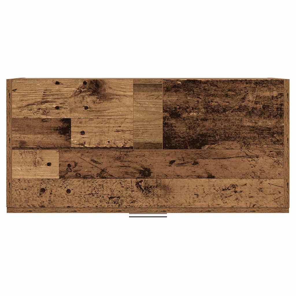 Bathroom Cabinet with Door Rustic Wood Look 78 x 37 x 59 cm Engineered Wood