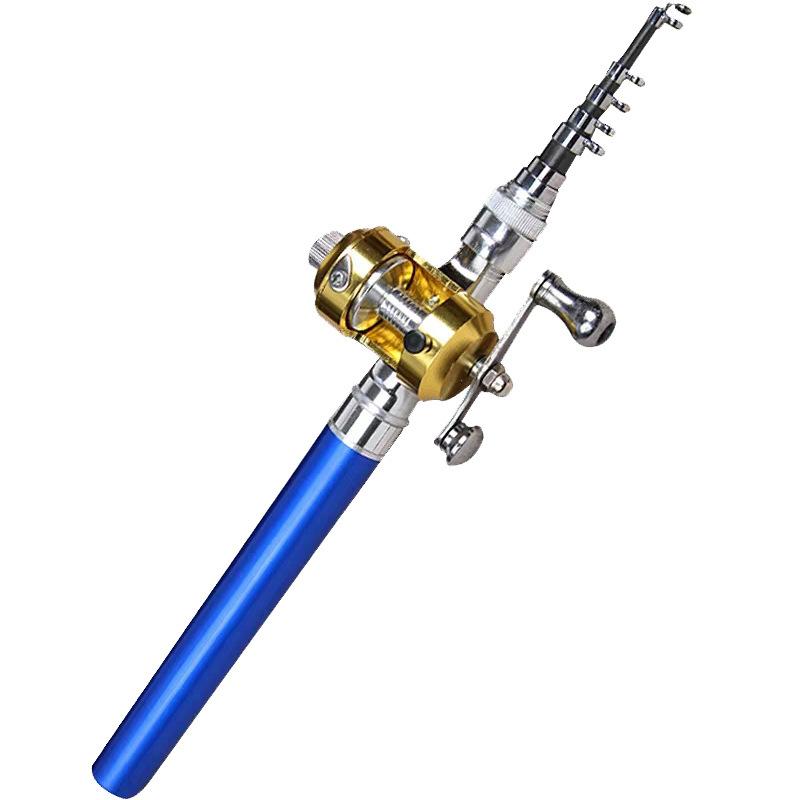 Ультракороткие карманные удилища Удилища для ловли стальноголового лосося Маленькие микро-мини удочки 1м 1,4м 1,6м Барабанная катушка Зимняя рыбалка