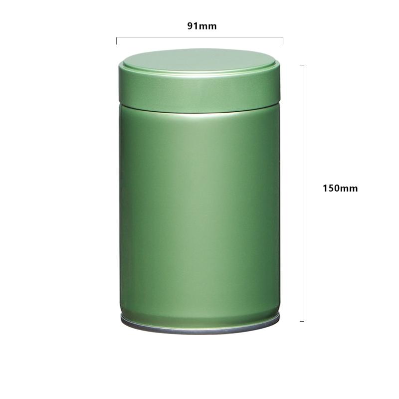 Герметичная жестяная банка для хранения чая, контейнер для листового чая, чайных пакетиков, порошка матча, герметичный органайзер для кладовой, кухонный чай