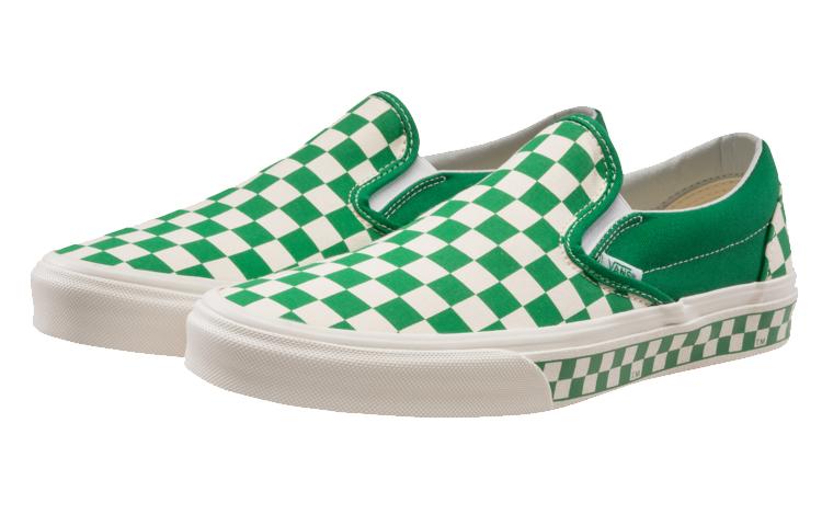 Men's Sneakers Vans Classic Slip-On 'Nextor Checkerboard - Jolly Green'
