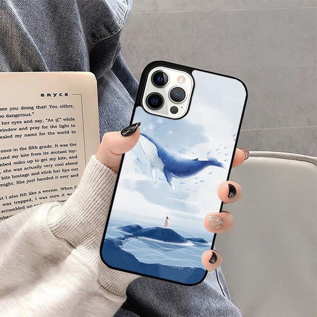 Чехол для телефона Рыба Китовый Акула Для iPhone 17 Air 16 15 14 13 12 11 Pro Max Plus Max Cover Shell coque