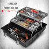 Зеленый Лес Портативный Складной Пластиковый Ящик для Инструментов для Электриков