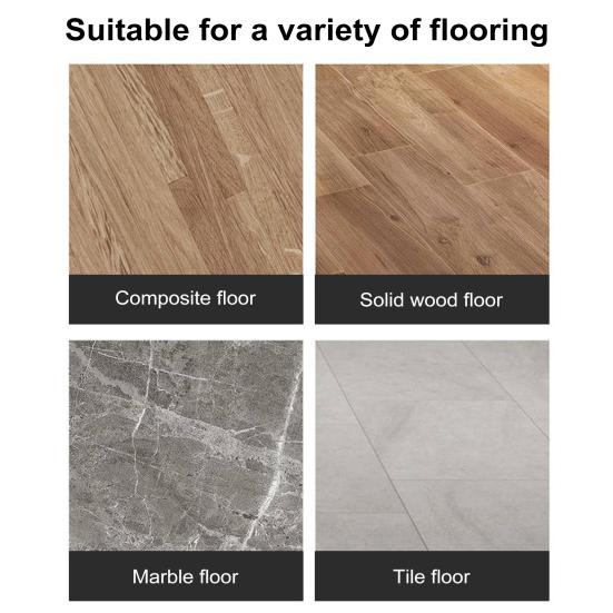 Flat Mop 360 Degree Rotatable Wall Ceiling Cleaning Mop with 3 Mop