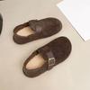 Модные повседневные, теплые, хлопковые женские туфли Birkenstock, универсальные и удобные, подходящие для любого сезона.