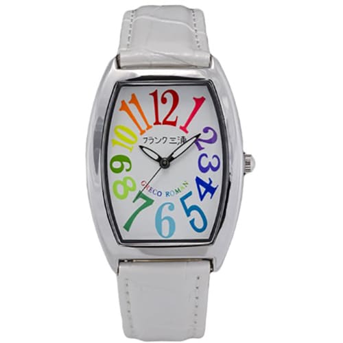Frank Miura Model 00 (Revised) Rainbow White FMT00K-CRWH Wrist Watch