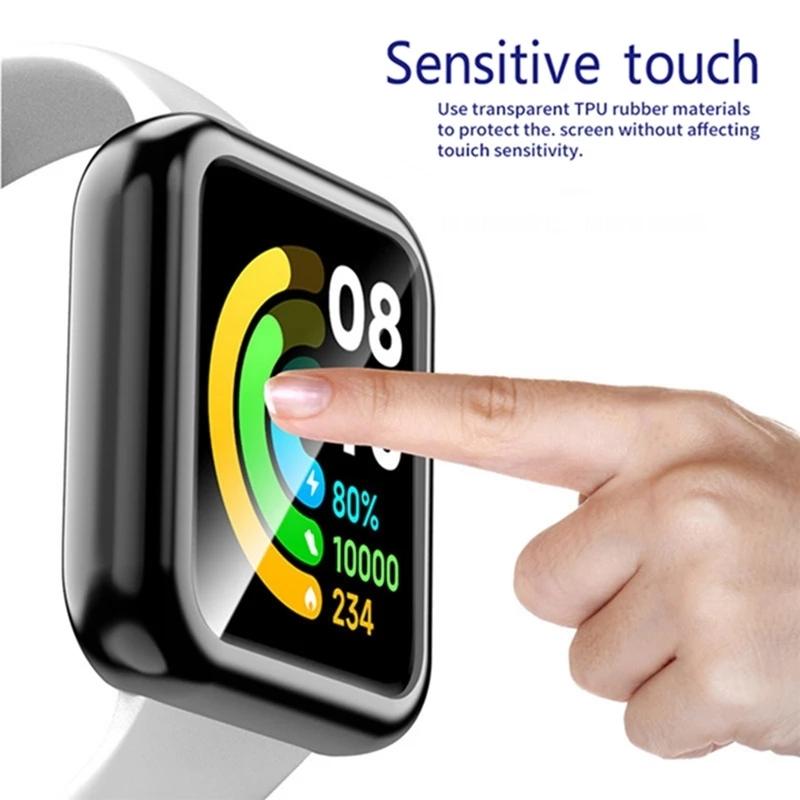 Покрытие TPU Защитный чехол для Xiaomi Mi Watch Lite 2 Чехол для часов Защитный чехол на весь экран для Redmi Watch 2 lite